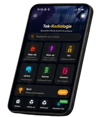 Aperçu de l'application Tek-Radiologie