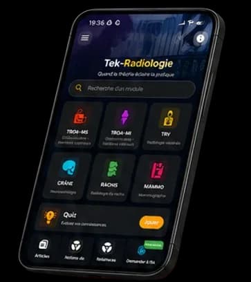 Aperçu de l'application Tek-Radiologie