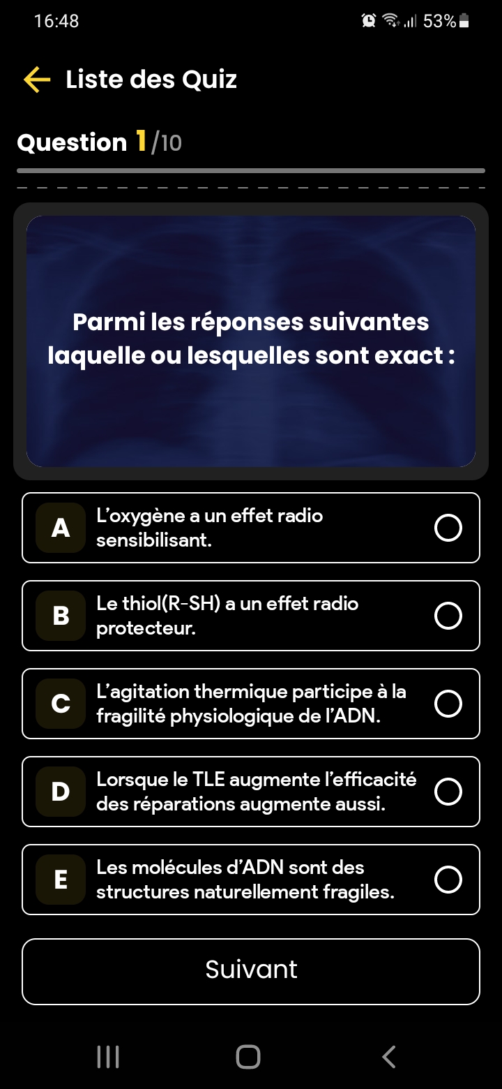 Quiz Tek-Radiologie